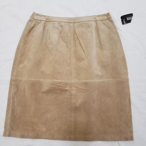 Wilson's Leather suede mini skirt